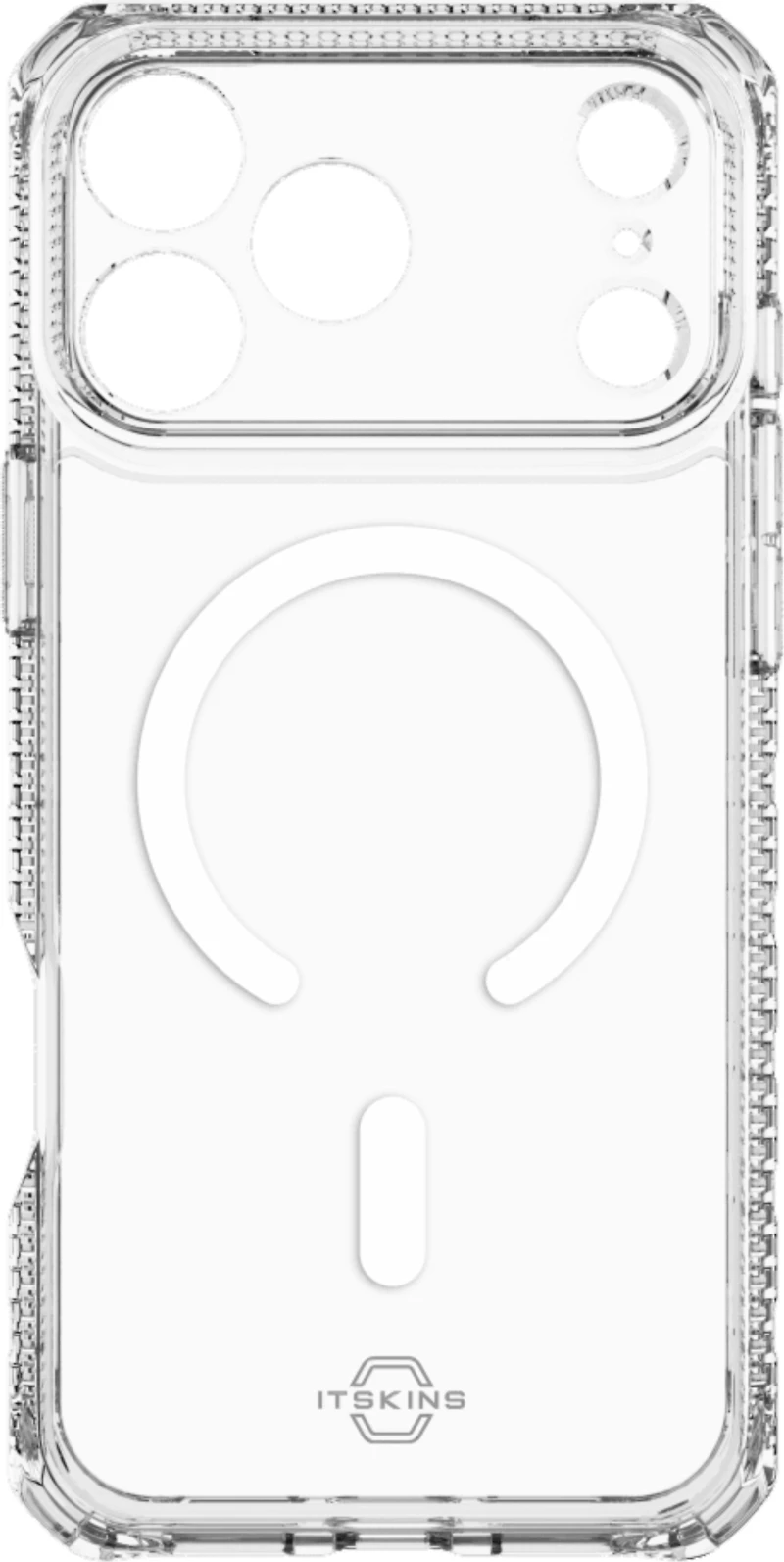 ITSKINS AP7UHMACRTRSP Étui Hybrid_R MagSafe Clear pour iPhone 17 Pro Max