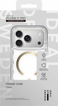 Ideal of Sweden - Coque Frame MagSafe transparente pour iPhone 17 Pro