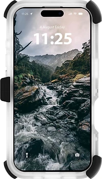 Pelican - Voyager MagSafe Case with Holster for Apple iPhone 16 - Clear