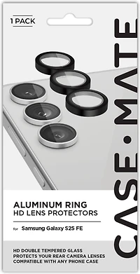 Samsung Galaxy S25 FE Case-Mate Aluminum Ring Lens Protectors - Black