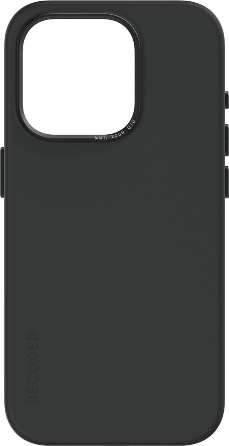 Decoded Silicone Backcover pour iPhone 15 Pro - Graphène
