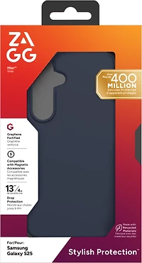 Samsung Galaxy S25 ZAGG Graphene Milan Snap Case