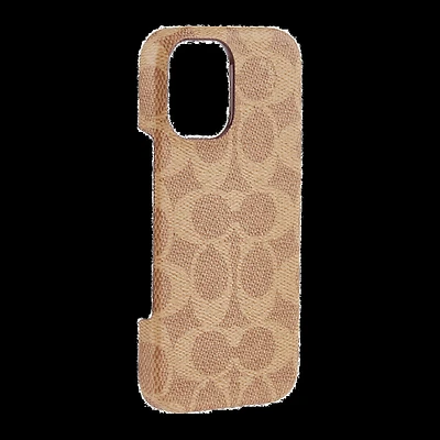 iPhone 16 Coach Slim Wrap Signature C Case - Tan