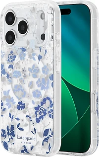 Kate Spade - Protective MagSafe Case for Apple iPhone 17 Pro - Flowerbed Blue