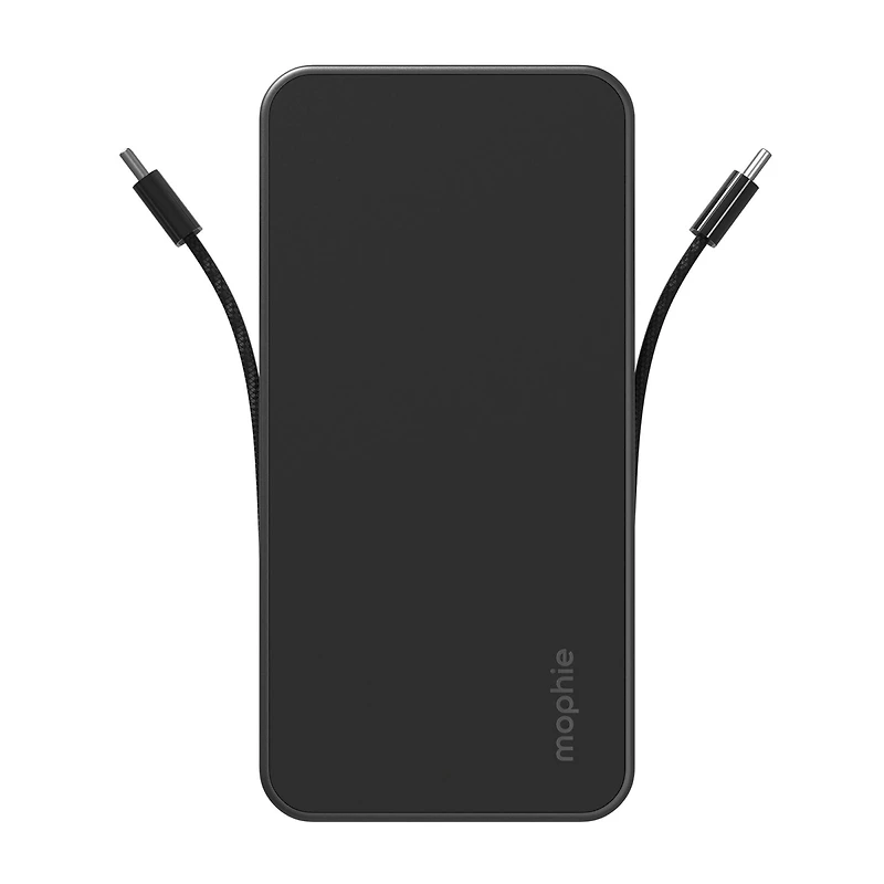 Mophie 10,000 mAh Powerstation Plus Ultra w/2 x USB-C Cables - Black
