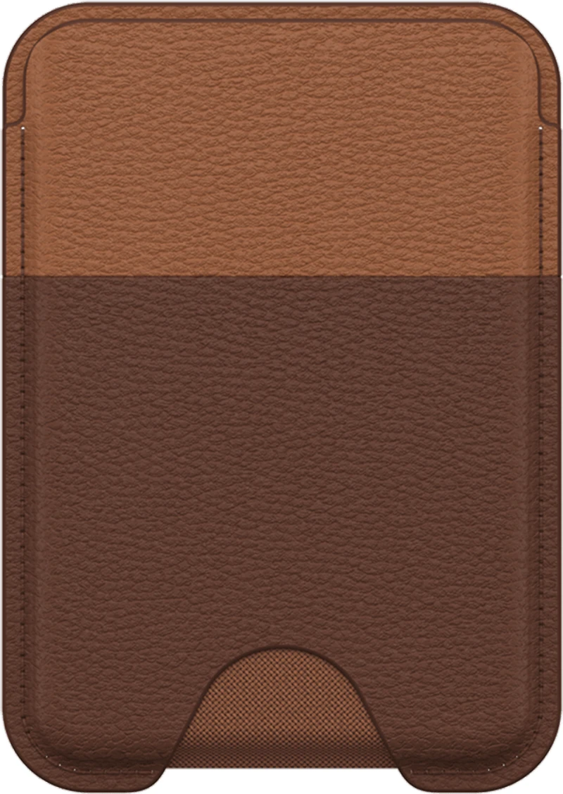 OtterBox - Symmetry Cactus Leather MagSafe Wallet - Rich Adobe