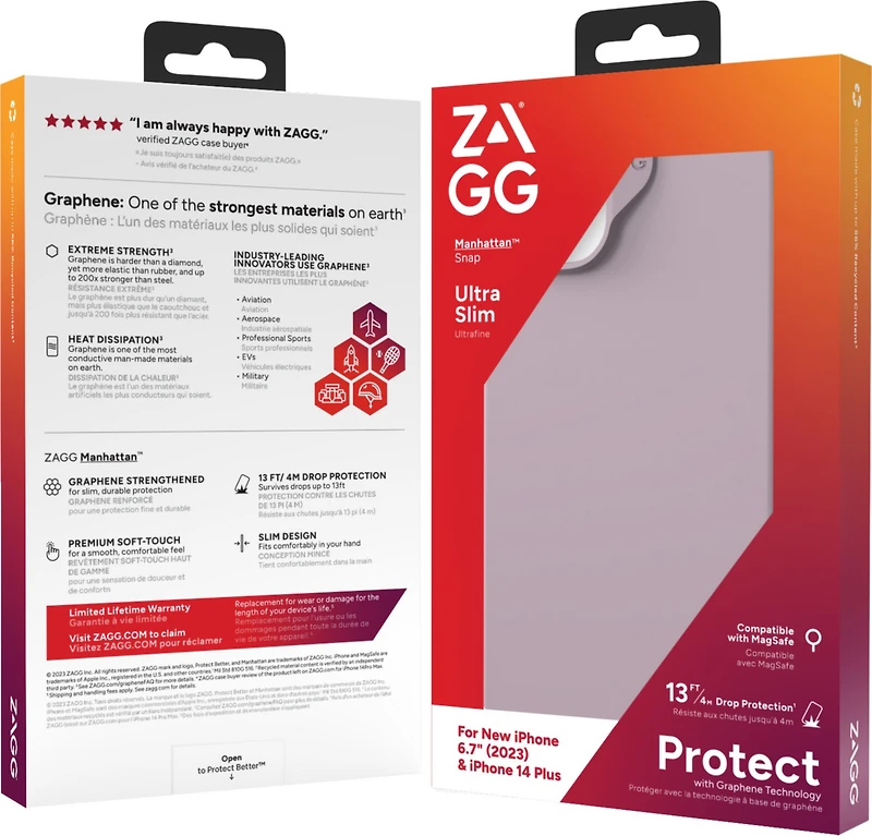 tui Manhattan Snap ZAGG (GEAR4) – iPhone 15