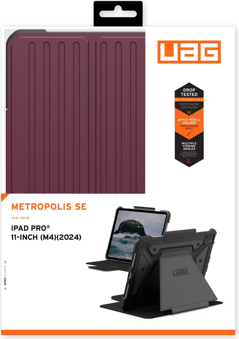 Étui Metropolis SE d'UAG pour iPad Pro 11 2024 5e génération