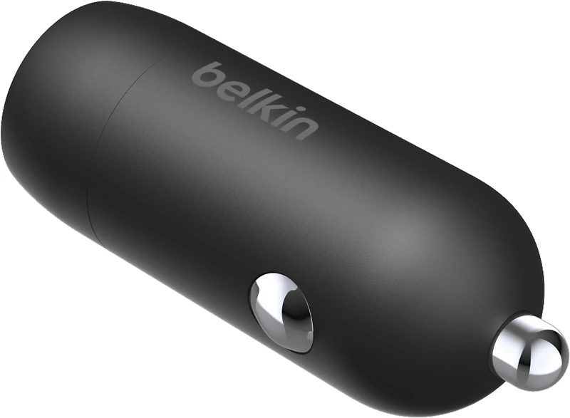 BoostCharge 30W USB-C PD PPS Car Charger and USB-C to USB-C Cable Black