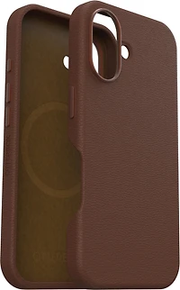 OtterBox - Symmetry Cactus Leather MagSafe Case for Apple iPhone 16 - Rich Adobe