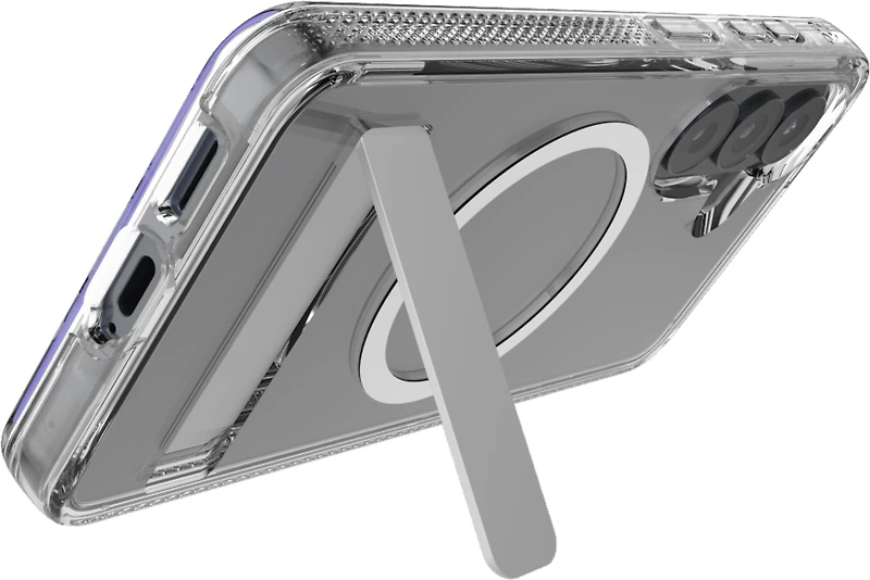ZAGG - Crystal Palace Snap Case with Kickstand for Samsung Galaxy S26 - Clear