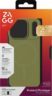 iPhone 17 Pro ZAGG Graphene Sedona Snap Case - Sea Kelp