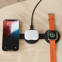 Satechi - On The Go 3 in 1 Wireless Charger - Black