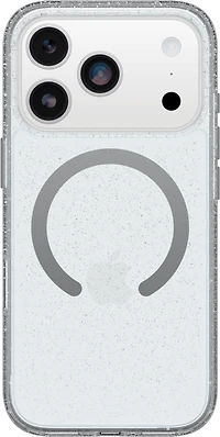 OtterBox 7798837 Étui Symmetry Clear MagSafe avec Contrôle de la Caméra Stardust 3.0 with Bleu Tint (Clear) pour iPhone 17 Pro