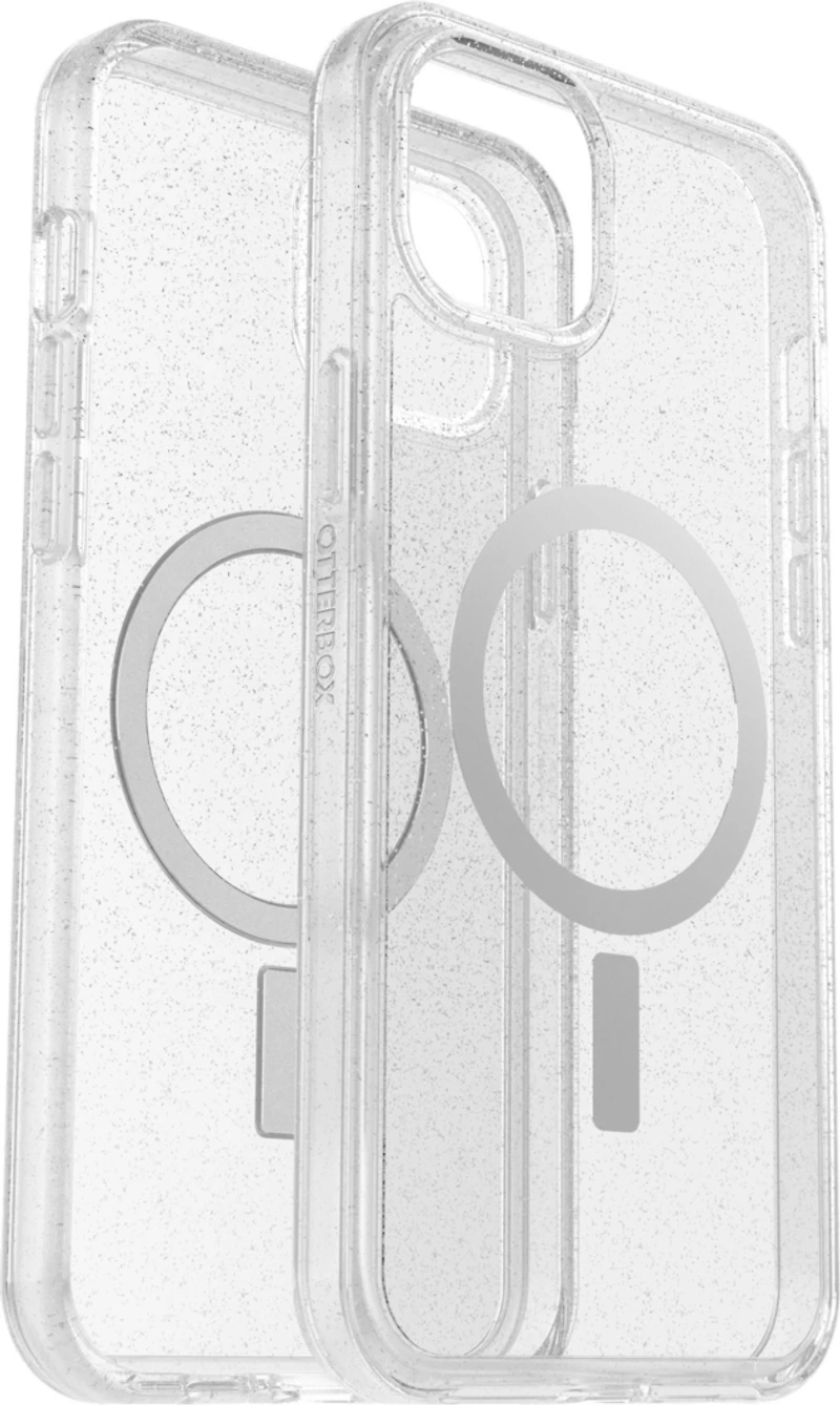 OtterBox 7793061 Étui de Protection Symmetry Clear MagSafe Stardust pour iPhone 15 Plus/14 Plus