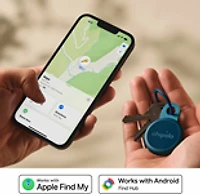 Chipolo RSO0000004001 LOOP Balise de Suivi (Compatible avec Find Hub d’Android ou Apple Find My) Marine