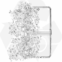 ITSKINS - Hybrid_R Hinge Clear w/Magnets Case for Samsung Galaxy Z Flip8