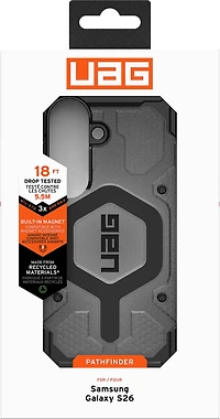 Samsung Galaxy S26 UAG Pathfinder Clear w/Magnet Case - Ash/Black