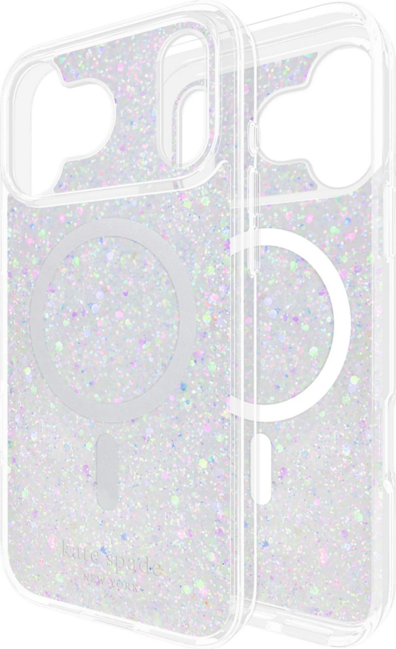 Kate Spade KS057240 Étui Protective MagSafe Chunky Glitter Iridescent pour iPhone 17 Pro Max