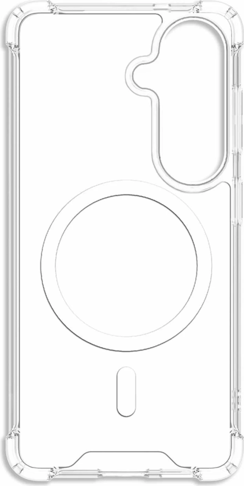 Blu Element BEDZS261 Étui Robuste DropZone avec Magnets Clear pour Samsung Galaxy S26