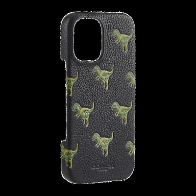 iPhone 16 Coach Leather Slim Wrap Case - Repeat Rexy