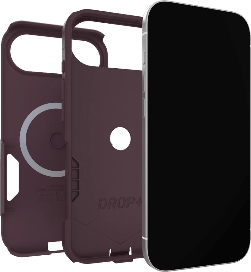 OtterBox 7798314 Étui Commuter MagSafe avec Contrôle de la Caméra Trailhead (Violet) pour iPhone Air
