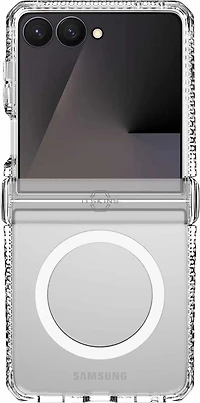 ITSKINS - Hybrid_R Hinge Clear w/Magnets Case for Samsung Galaxy Z Flip8