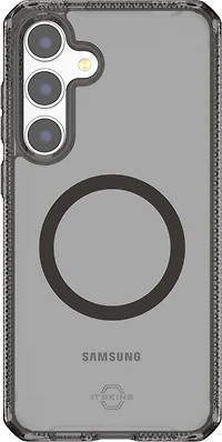 ITSKINS SGZPHBVARSMOK Étui Hybrid_R Vapor Smoke Compatible avec MagSafe pour Samsung Galaxy S25+