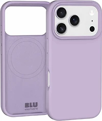 Blu Element - Coque MagSafe en silicone couleur lavande pour iPhone 17 Pro Max