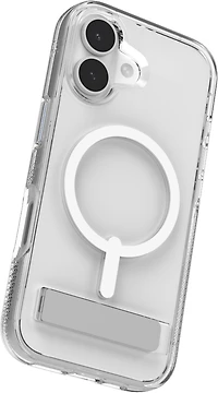 ZAGG - Crystal Palace Snap Case with Kickstand for Apple iPhone 17 - Clear