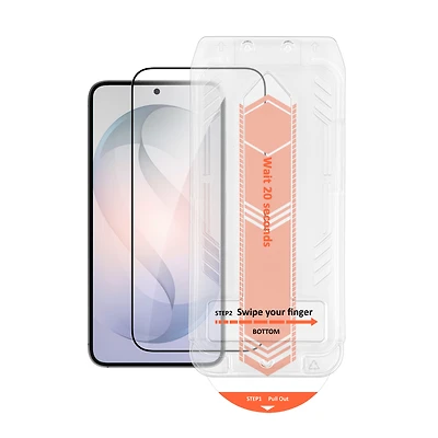 Samsung Galaxy S26+ HyperGear Edge-to-Edge Glass Screen Protector w/Dust-Free Install Tray clear