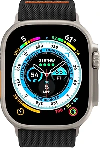 Spigen Lite Fit Ultra Strap Apple Watch 42/44/45/49mm Série 1-8/SE/Ultra-Noir