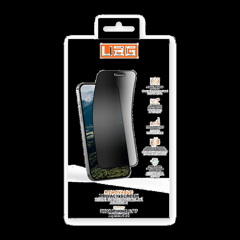 iPhone 16 UAG Removable Eco Privacy Screen