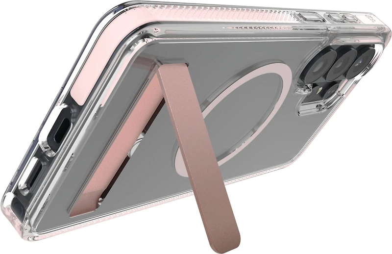 Samsung Galaxy S26 Ultra ZAGG Graphene Santa Cruz Snap Kickstand Case - Pink Sorbet