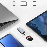Anker - 2-in-1 USB-C to SD/Micro SD Card Reader Gray