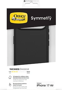 OtterBox - Symmetry MagSafe Case w/Camera Control Black for iPhone Air