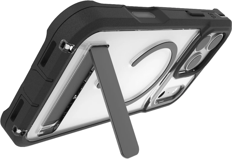 ZAGG - Rainier Snap Case with Kickstand for Apple iPhone 17 Pro Max - Black