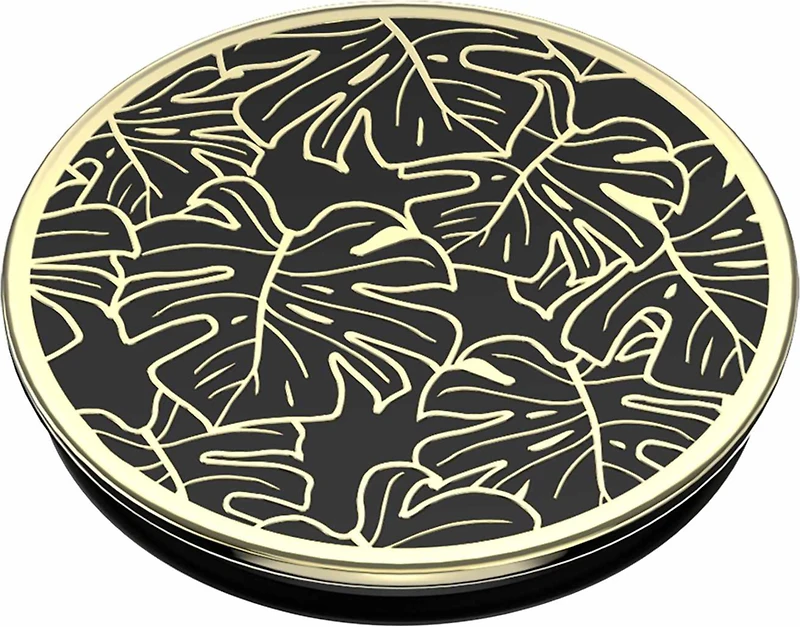 Popsockets - PopGrip - Enamel Monstera Black