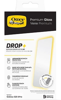 OtterBox - Premium Glass Screen Protector for Samsung Galaxy S25 Ultra - Clear