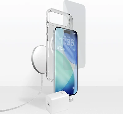 LOGiiX Essentiels des Téléphone intelligent pour iPhone Air - Blanc