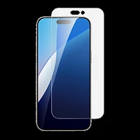 iPhone 16/15 HyperGear Matte Glass Screen Protector w/ Easy Installation Applicator Tray