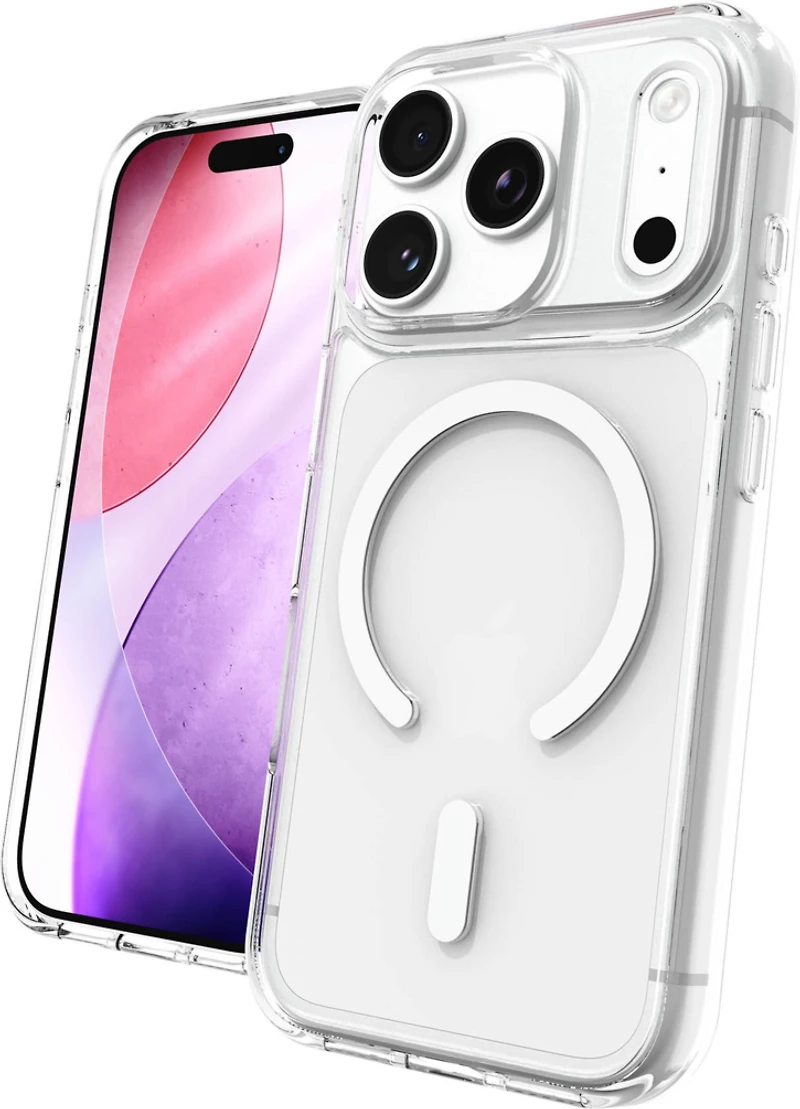 iPhone 17 Pro ZAGG Graphene Crystal Palace Lite Snap Case - Clear