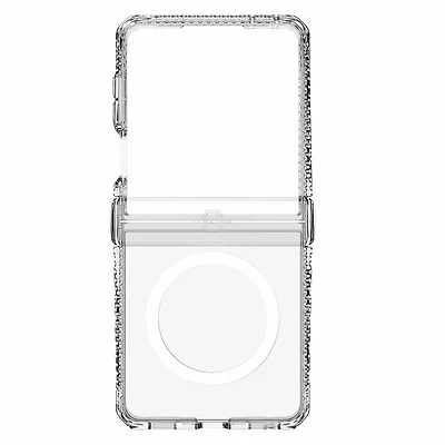 ITSKINS - Hybrid_R Hinge Clear w/Magnets Case for Samsung Galaxy Z Flip8