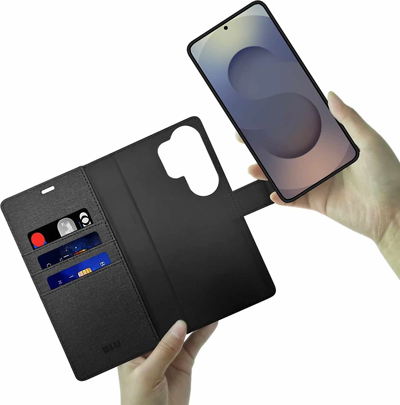 Blu Element - Folio 2-in-1 Case Black for Samsung for Samsung Galaxy S26 Ultra