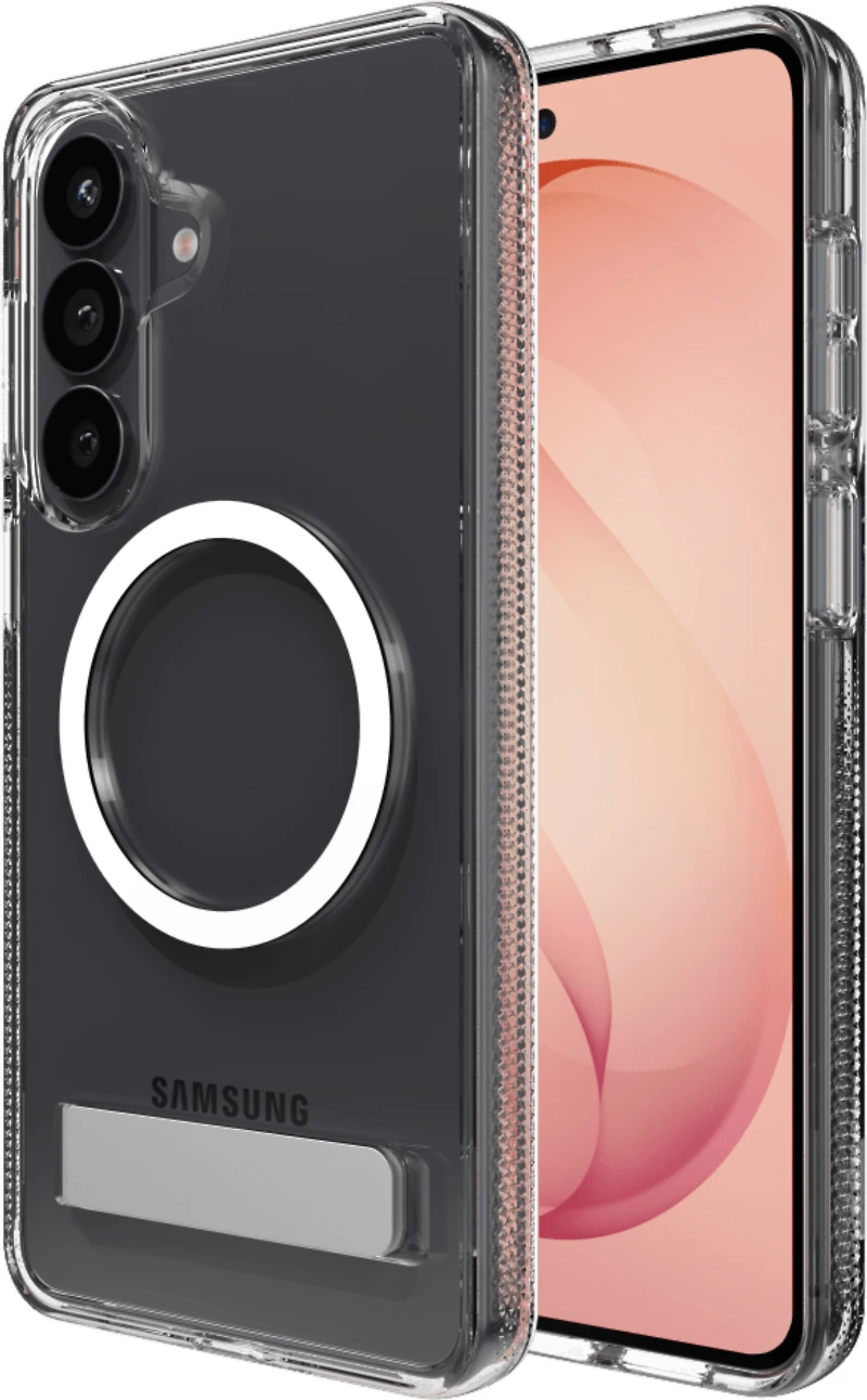 ZAGG - Crystal Palace Snap Case with Kickstand for Samsung Galaxy S26 Plus - Clear