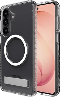 ZAGG - Crystal Palace Snap Case with Kickstand for Samsung Galaxy S26 Plus - Clear