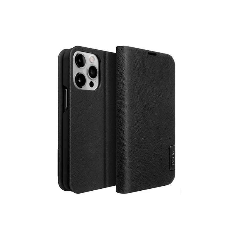 LAUT PRESTIGE FOLIO for iPhone 15 Pro - Black
