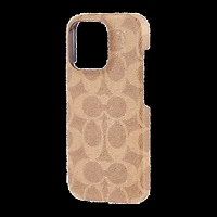 iPhone 16 Pro Coach Slim Wrap Signature C Case - Tan