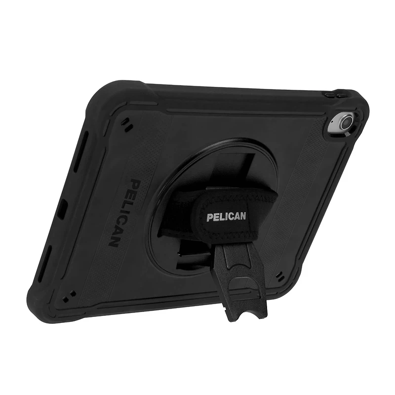 iPad A16/10th Gen Pelican Voyager w/Stand + HS Case - Black