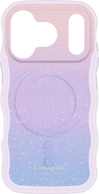 Kate Spade KS057330 Étui Wavy MagSafe Opal Glitter pour iPhone 17 Pro